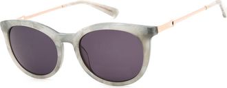 Anne Klein AK7097 020 Womens Sunglasses Grey Size 54