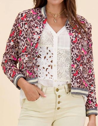 Rubyyaya Leofly Bomber Jacket In Multi