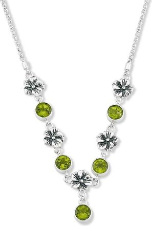 Samuel B. Silver 2.04 Ct. Tw. Peridot Necklace