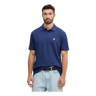 Just Cavalli Heren, Tops, Blauw, Maat: M Katoen