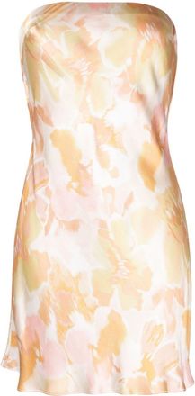 Bec&bridge Indi bandeau minidress - women - Viscose - 8 - Orange