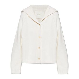 Lisa Yang Cashmere Knitwear, female, Beige, Size: XS Mora Cardigan