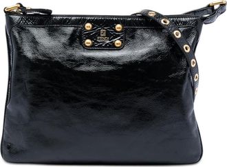 Fendi Pre-owned Fendi Crinkled Patent Crossbody Ladies TPFPA865OBE6T3SR