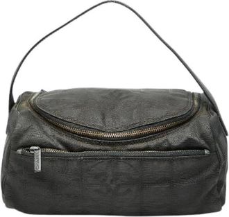 Chanel Pre-owned Handbags, female, Black, Size: ONE SIZE Pre-owned Vintage Nylon Handbag