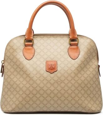 Celine Borsa a tracolla in tela cerata Macadam 1998 - Marrone