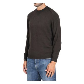 A|X Armani Exchange Pullover met ronde hals - Heren - Truien - Bruin - Maat: S Katoen