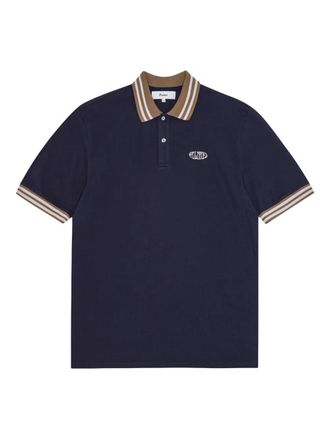 Palmes Ovalen piqu&eacute; poloshirt - Blauw