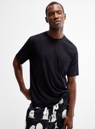 Cyberjammies Mens Soft patch-pocket T-shirt