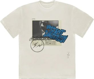 Travis Scott Cactus Jack x Fragment Manifest T-Shirt White CJFM-SS03