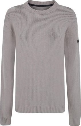 Roberto Ricci Design Cinematt Ronde Gebreide Trui - Heren - Ronde hals truien - Beige - M - Truien & Vesten