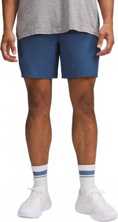 lululemon Mens Pace Breaker Linerless Short In Pitch Blue