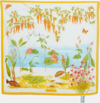 Ferragamo Multicolor Printed Handkerchief