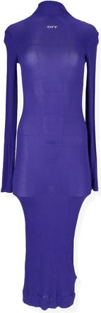 Off-white Off White Womens Blue/White Dress