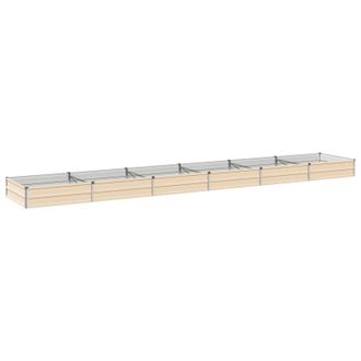 vidaXL Cama De Jard&iacute;n Elevada Marfil 480 X 80 X 24 Cm Vidaxl