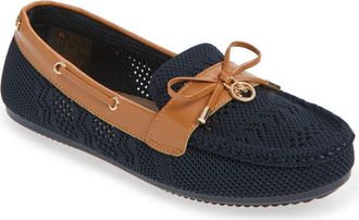 Gloria Vanderbilt Reese Boat Shoe in Navy/Tan at Nordstrom Rack, Size 7.5