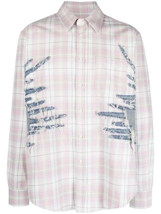 Y / Project Camicia con ricamo - Rosa