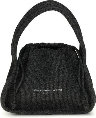 Alexander Wang Alexander Wang Zwarte Polyester Handtas