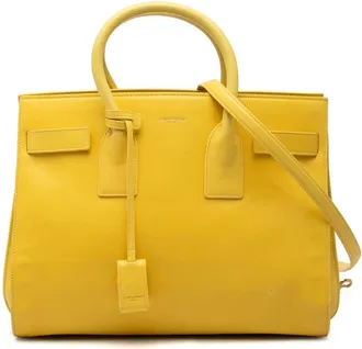 Saint Laurent Pre-owned Saint Laurent Small Leather Sac De Jour Satchel Ladies VKPR4J8W0FQGDGL0