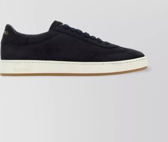 Churchs padded ankle midnight suede sneakers
