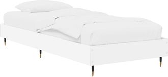 vidaXL Estructura De Cama Blanco 80 X 200 Cm Madera De Ingenier&iacute;a Vidaxl