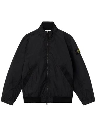 Stone Island Stiff Collar Zip Front Polyamide Jacket