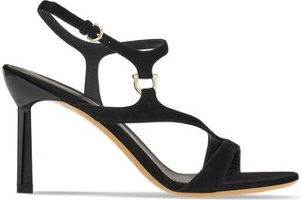 Ferragamo Jille 85mm sandals - women - Suede - 5.5B - Black