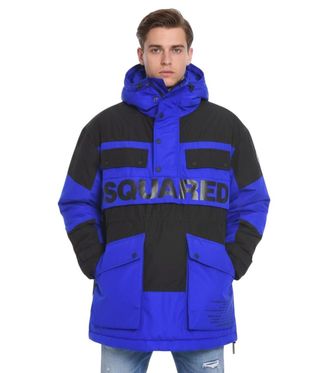 Dsquared2 Blue Logo Hood Jacket