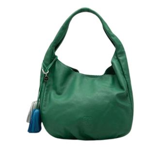 Loewe Pre-owned Shoulder Bags, female, Green, Size: ONE SIZE Pre-owned Hobo Bag