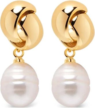 Nialaya Orecchini con perle - Oro