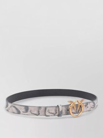 Pinko python print belt