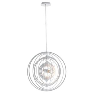 Luce-Ambiente-Design L&aacute;mpara de techo en metal blanco 120x50 cm