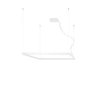 Thoro L&aacute;mpara de ara&ntilde;a blanco aluminio 3000k alt. 150 cm