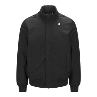 K-Way K-Way, Light Jackets, male, Black, Size: S Waterproof Ripstop Prime Marmotta Jacket