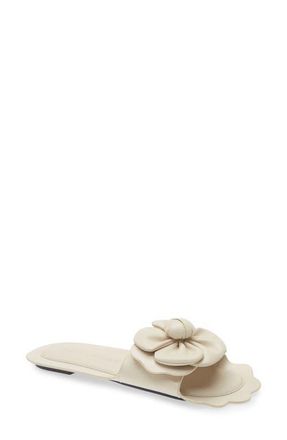 Marc Jacobs The Daisy Slide Sandal in Cloud White at Nordstrom, Size 10Us