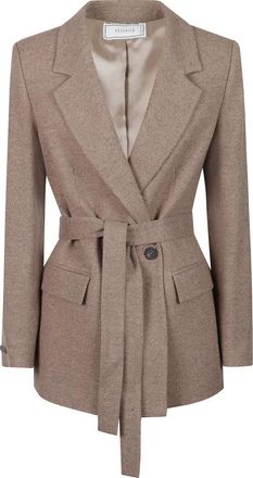 PESERICO Jassen - Dames - Blazers - Beige - M - Jassen