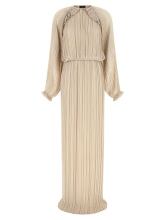 Fabiana Filippi Beige Polyester Long Womens Dress
