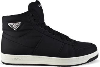 Prada Heren, Schoenen, Zwart, Maat: 43 1/2 EU Nylon