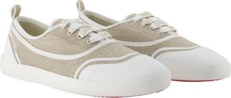 Carel Womens Sol Tennis - Carel Cotton Beige Shoes Flat-Shoes