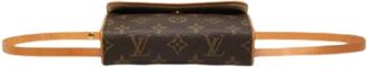 Louis Vuitton Pre-owned Pochette Florentine - Dames - Pre-owned - Bruin - Maat: ONE Size