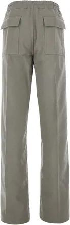 Rick Owens Mens Trousers Grey Cotton