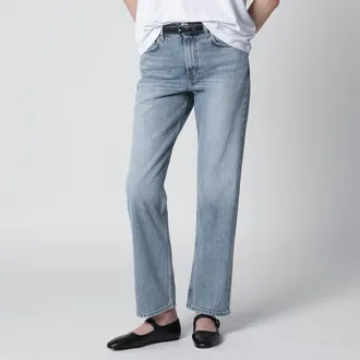 Toteme Jeans effetto slavato in denim organico