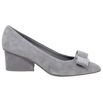 Ferragamo Ladies Grey Heels, US Size 4.5