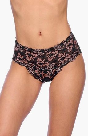 Cosabella Savona High Waisted Brief in Black/mandorla at Nordstrom, Size X-Large