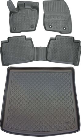 OEM Juego De Alfombrillas Para Coche Y Maletero Para Ford Galaxy Iii Minivan (desde Septiembre De 2015)