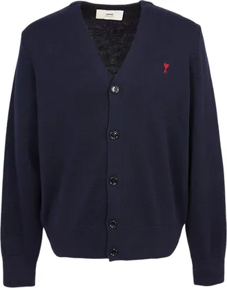 Ami Army Cardigan Navy HKC361-001-414