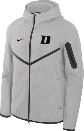 Nike Duke Tech Fleece Nike Mens College Full-Zip Hooded Jacket in Grey | 05L4086NDU-8DL