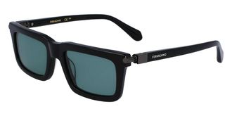 Ferragamo SF2015S 001 Mens Sunglasses Black Size 53