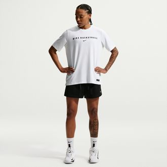 Nike Womens Essential Dri-FIT Mesh Basketball Shorts in Black | HQ8961-010
