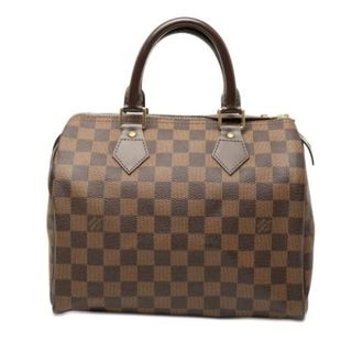 Louis Vuitton Pre-owned Speedy 25 - Dames - Pre-owned - Bruin - Maat: ONE Size Zijde