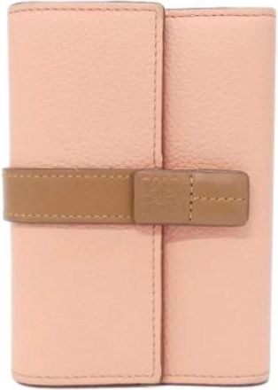 Loewe Pre-owned Wallets, female, Pink, Size: ONE SIZE Pre-owned Compact Wallet